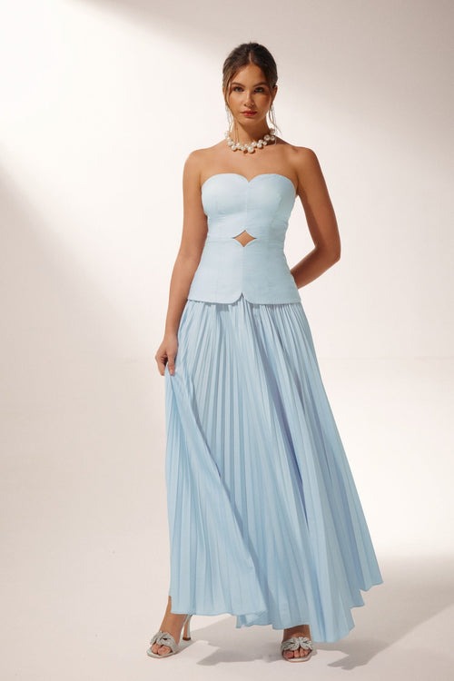 Luci- Vestido celeste chic