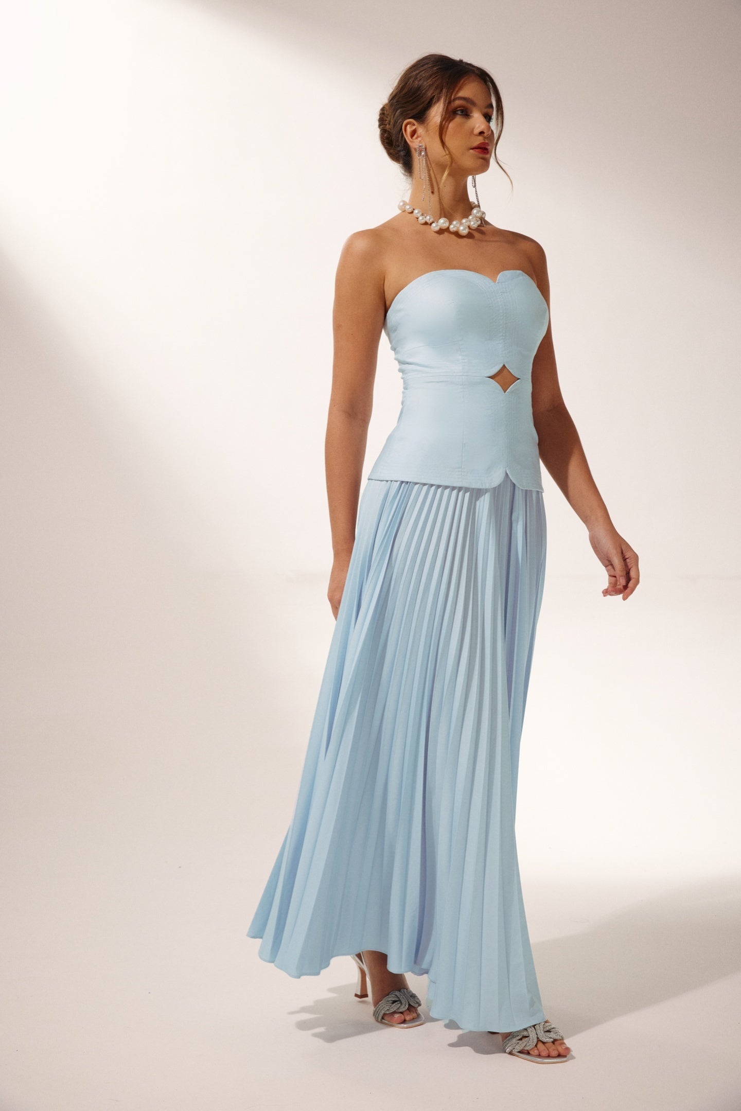 Luci- Vestido celeste chic