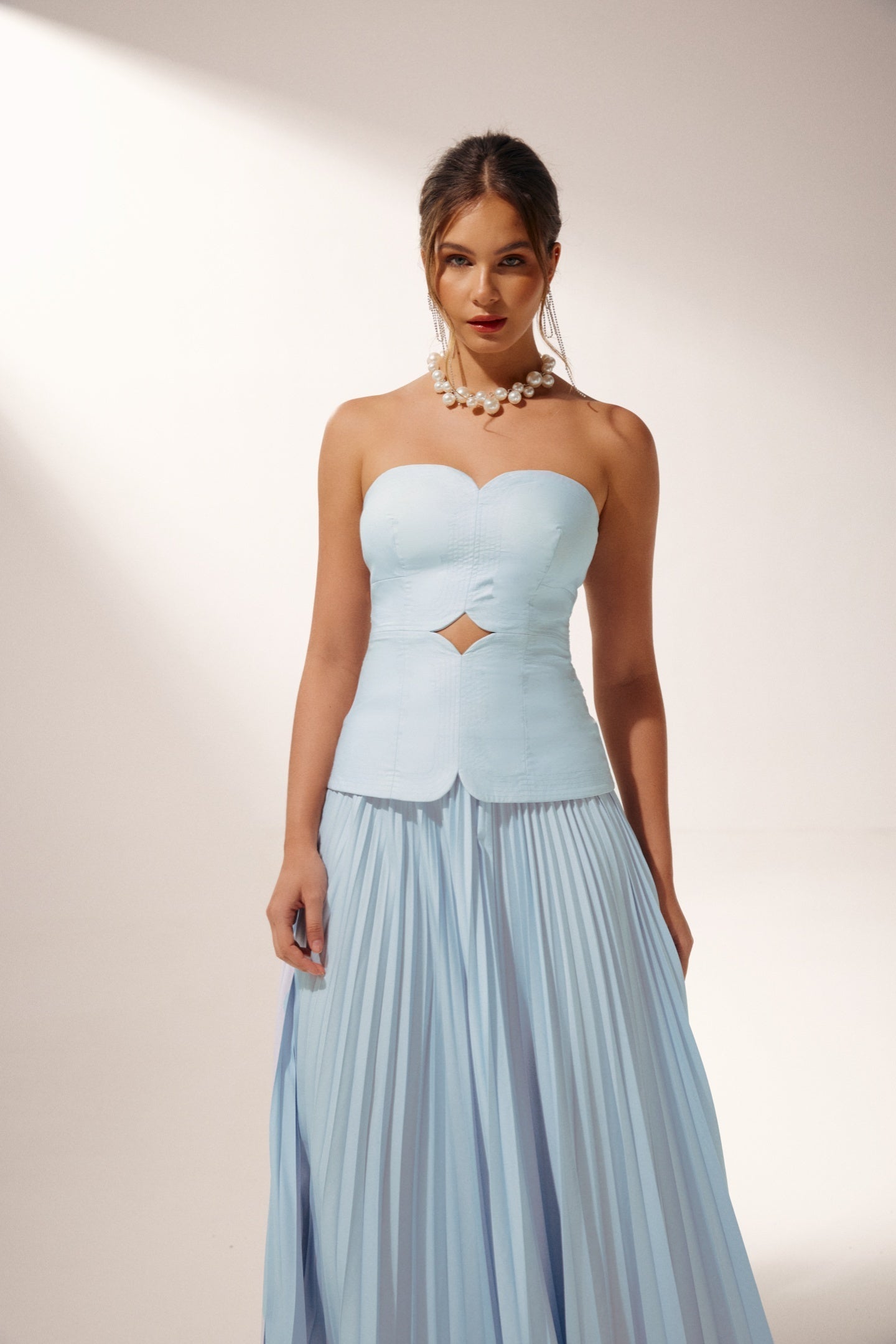 Luci- Vestido celeste chic