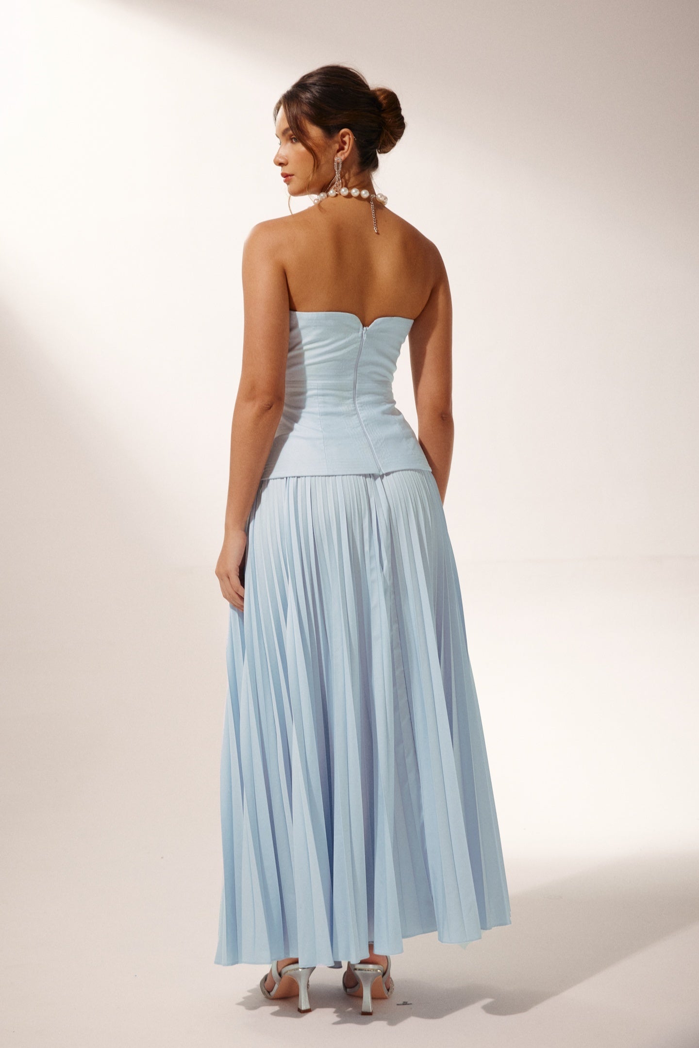 Luci- Vestido celeste chic