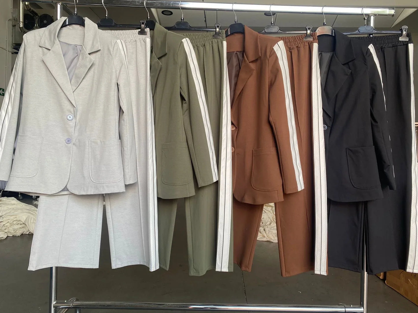 Chaqueta de traje + pantalones para mujer