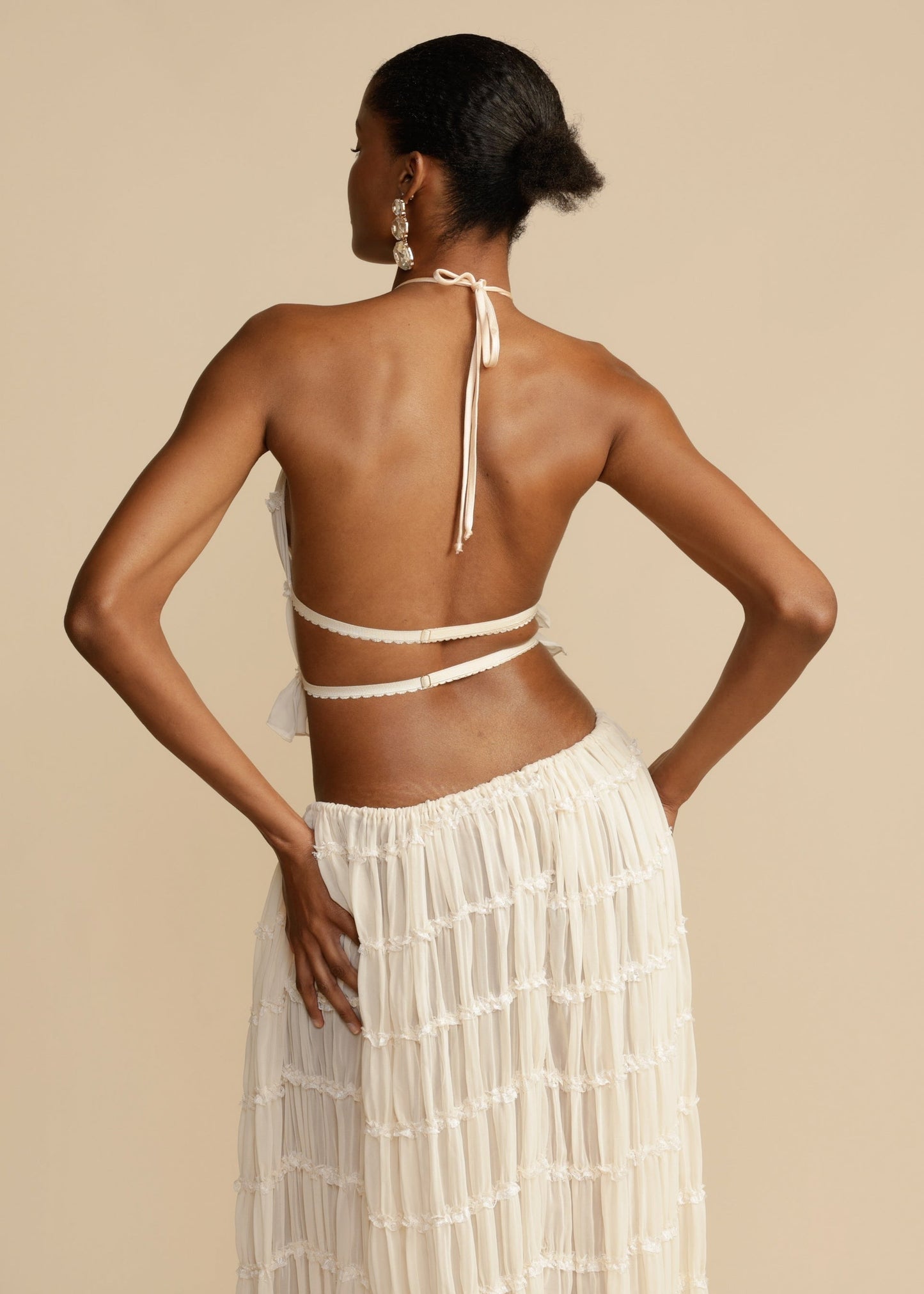 Conjunto de Top Halter y Falda Juliette