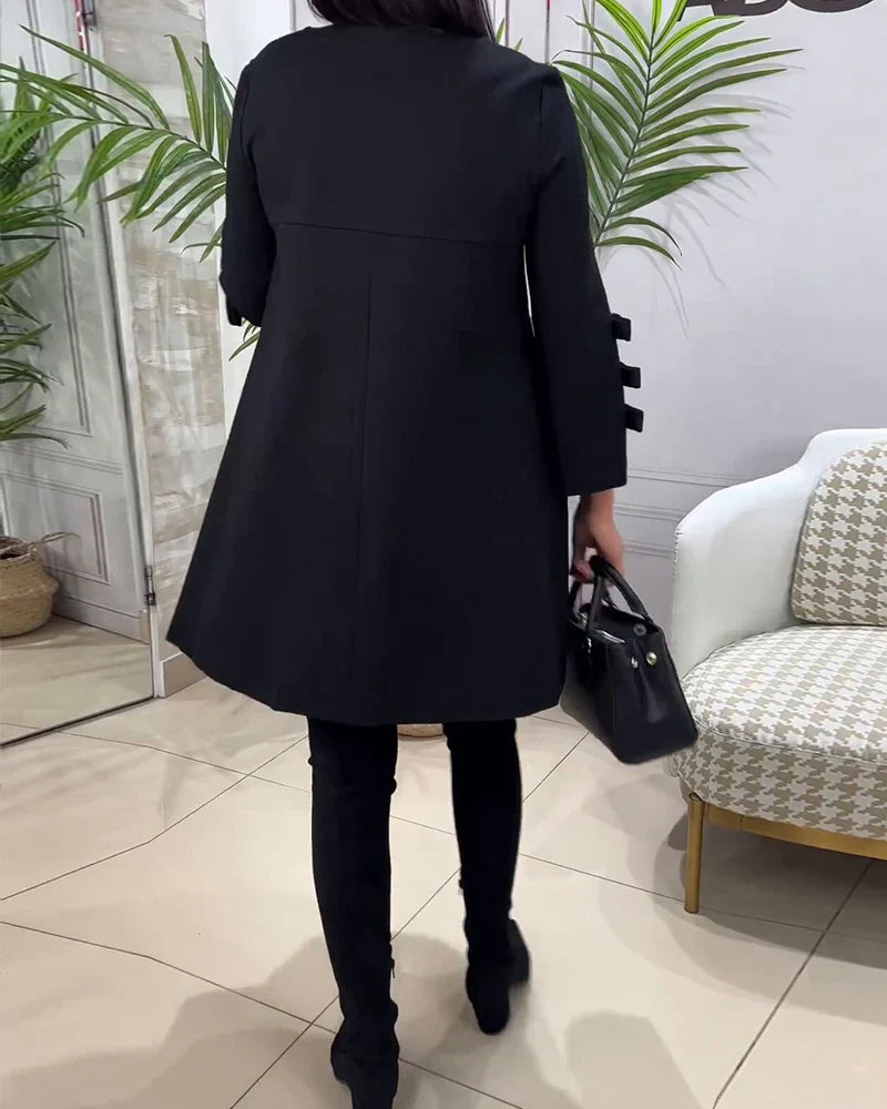 Vestido casual con mangas largas