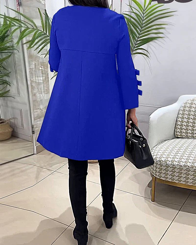 Vestido casual con mangas largas
