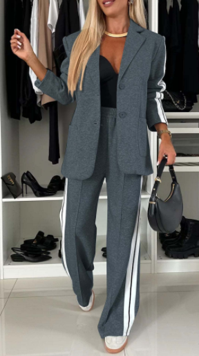 Chaqueta de traje + pantalones para mujer