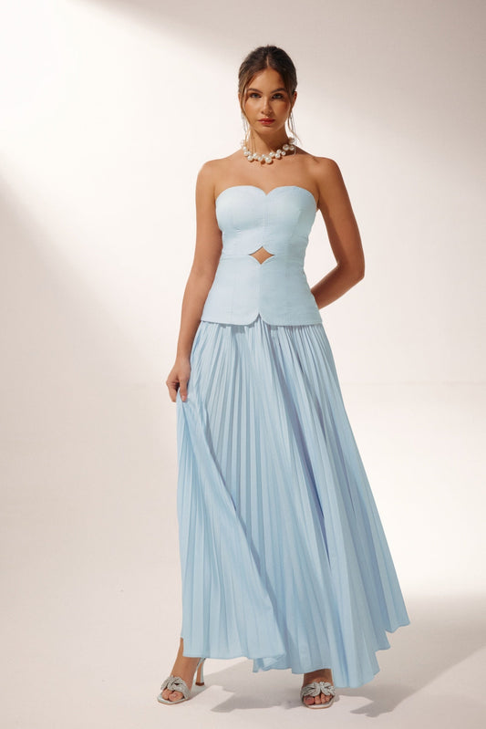 Luci- Vestido celeste chic