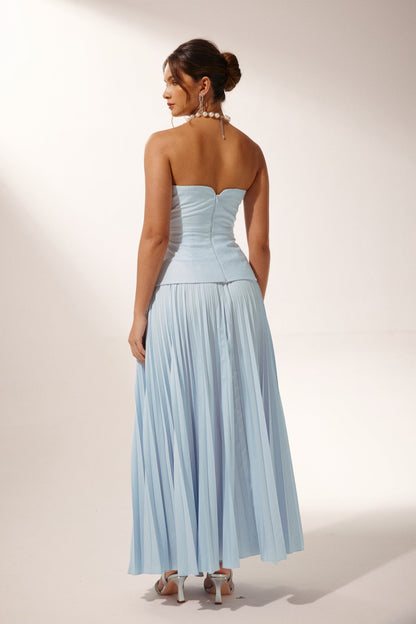 Luci- Vestido celeste chic