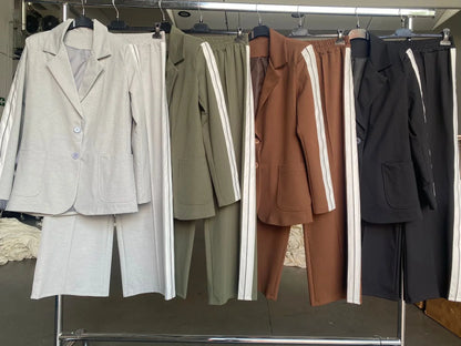 Chaqueta de traje + pantalones para mujer