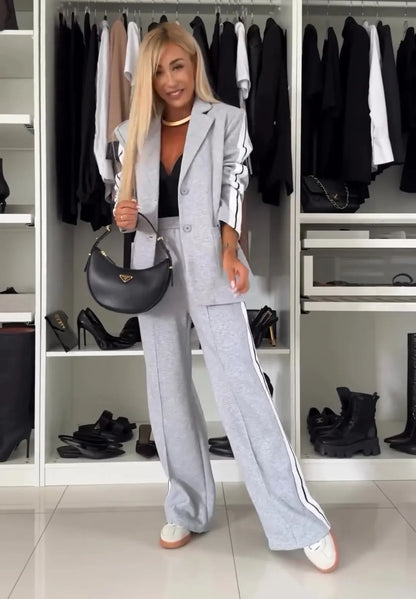 Chaqueta de traje + pantalones para mujer