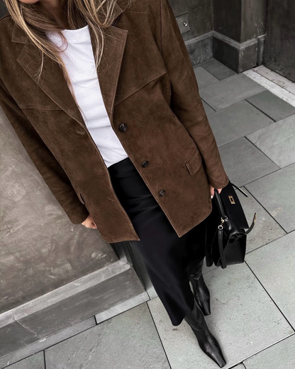 Clara - Blazer de ante