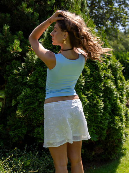 Nola top - Light blue