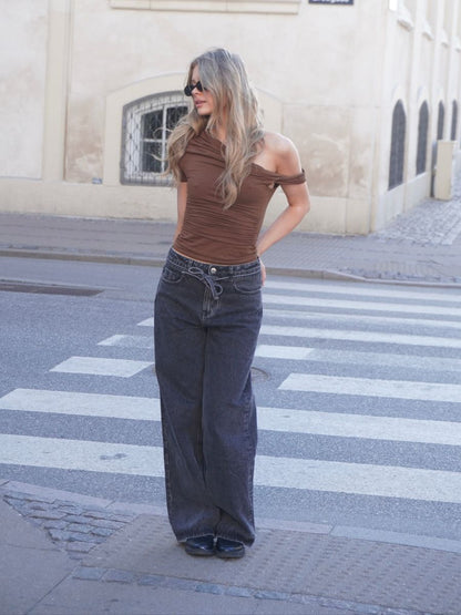 Elisa denim jeans - Grey
