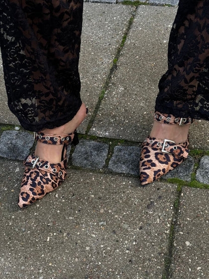Leopard pumps