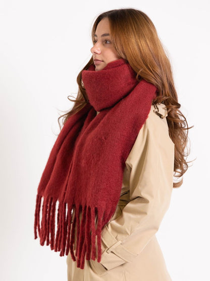 Loui scarf - Dark red